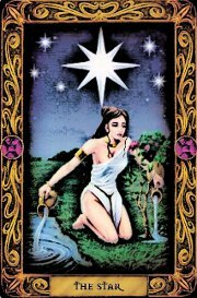 star tarot card, tarot card meanings, tarot card interpretation, tarot card pictures