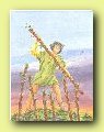 tarot card meanings, meaning of each tarot card, seven of wands, learning tarot cards