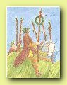tarot card meanings, meaning of each tarot card, six of wands, learning tarot cards