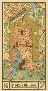 the tower tarot card, tarot card meanings, meaning of each tarot card, interpreting tarot cards